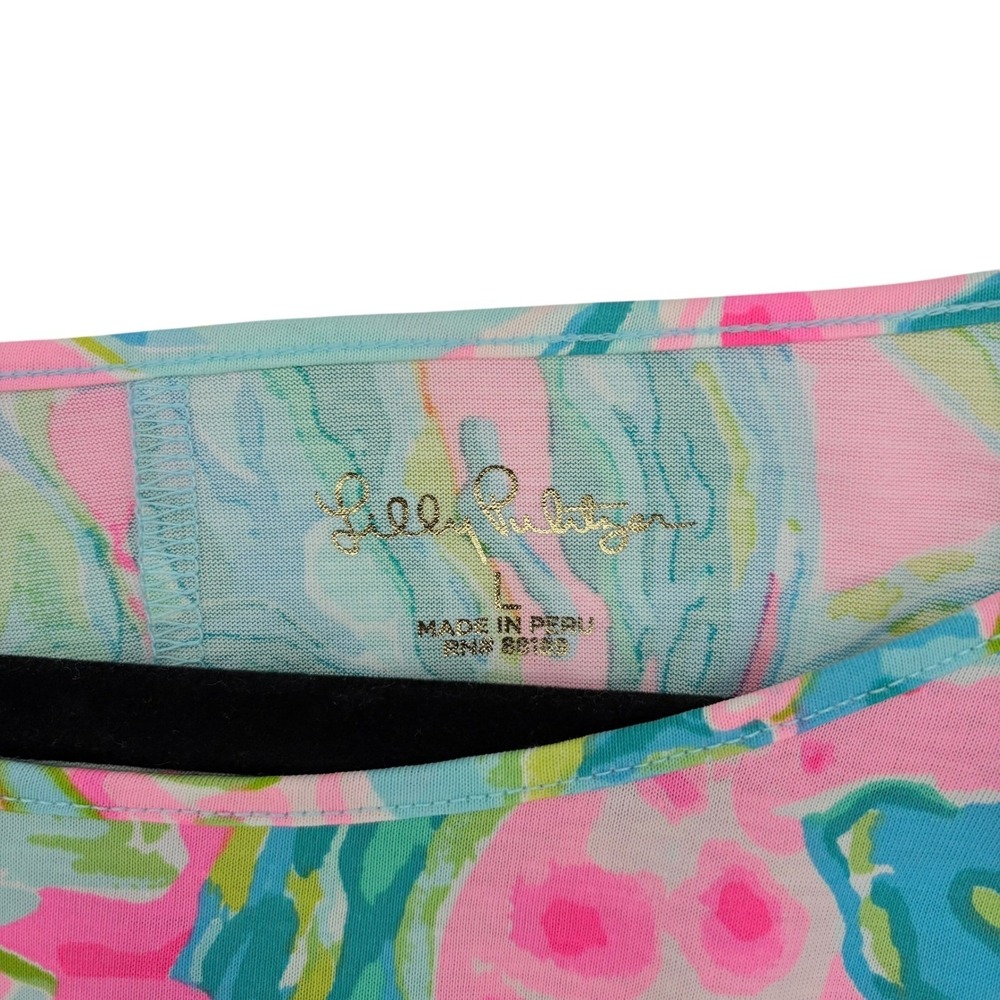 **SOLD** Lilly Pulitzer Marlowe Dress One in a Melon NWT Size L - Picture 4 of 9